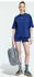 adidas 3 Stripes Studio Boyfriend T-Shirt kurzarm dark blue (Damen) (KY3136)