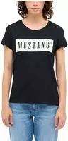 Mustang 1013932000009, Mustang Damen T-Shirt Style Alma, schwarz