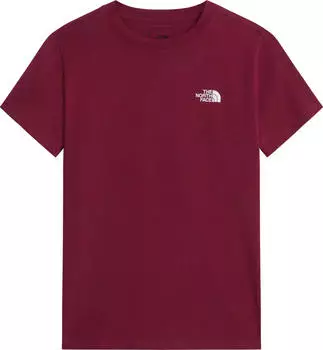 The North Face Evolution Simple Dome Slim T-Shirt kurzarm burgundy crush (Damen) (NF0A8FX7-MVO)