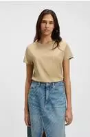 BOSS T-Shirt C_Esogo_1 50506973 Beige Slim Fit Female