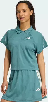adidas Stadium 3-Streifen vom Tennis inspiriertes Poloshirt kurzarm (Damen)