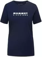 mammut 1017-03903, MAMMUT Damen Shirt Mammut Core T-Shirt Logo Blau female
