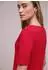 Street One Knopfdetail T-Shirt kurzarm salsa red (Damen) (A32477817504)