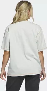adidas Sport Statement Boyfriend Pocket T-Shirt kurzarm linen green (Damen) (IC1635)