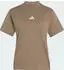 adidas Essentials 3-Streifen Cotton T-Shirt kurzarm khaki six/white (Damen) (KR1051)