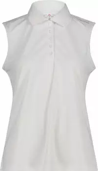 CMP &Auml;rmelloses Poloshirt &auml;rmellos bianco/ghiaccio (Damen) (3T59776-24XT)