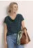Street One Silk-Look mit Waterfall-Front T-Shirt kurzarm (Damen)
