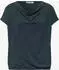 Street One Silk-Look mit Waterfall-Front T-Shirt kurzarm deep bound green (Damen) (A32526117742)