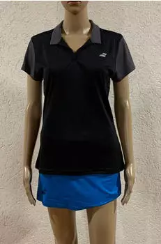 Babolat Play Tennis Poloshirt kurzarm schwarz (Damen) (3WP1021)