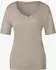 Street One Herzausschnitt T-Shirt kurzarm morning beige (Damen) (A32377117019)
