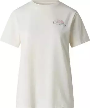 The North Face Monte mit Grafik T-Shirt kurzarm white dune (Damen) (NF0A8GA9-QLI)