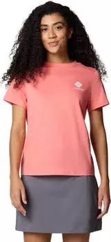 Columbia Rolling Bend mit Grafik T-Shirt kurzarm alpenglow/stacked gem (Damen) (2120021-686)