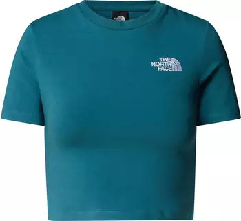 The North Face Cropped Slim T-Shirt kurzarm space (Damen) (NF0A55AO-BQ5)