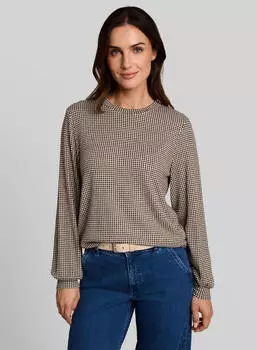 Tom Tailor T-Shirt mit Allover-Print (1052876) beige