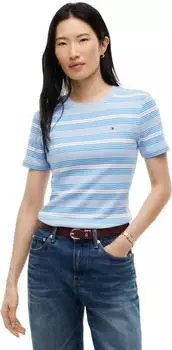Tommy Hilfiger Cody Regular Fit T-Shirt (WW0WW40587) soho stp sky blue