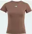 adidas 3-Streifen Studio Baby T-Shirt kurzarm earth strata (Damen) (KY8002)