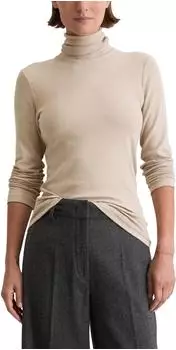 Marc O'Polo Rollkragen-Longsleeve regular grau (5000010388_0660)