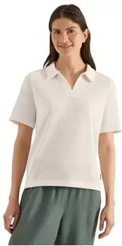 Cecil Poloshirt in Unifarbe (43817235) macadamia beige