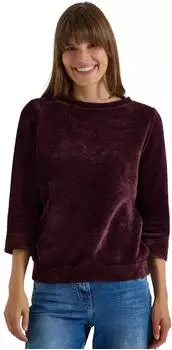 Cecil Soft Cord Shirt 3/4-Arm (B325862) berry red