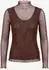 Zero Langarmshirt mit Muster / Transparenter Look (30739908) beige/braun