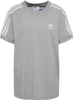 Adidas Damen 3-Streifen T-Shirt medium grey heather (CY4982)