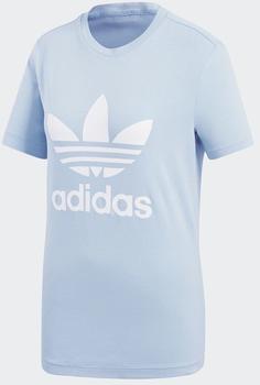 Adidas Originals Trefoil T-Shirt Damen blue/ash grey/white