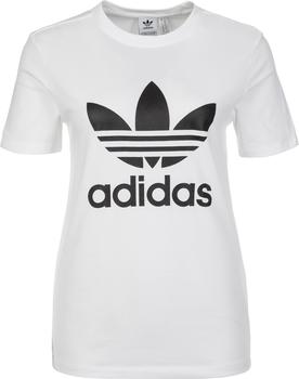 Adidas Originals Trefoil T-Shirt Damen trace scarlet/white