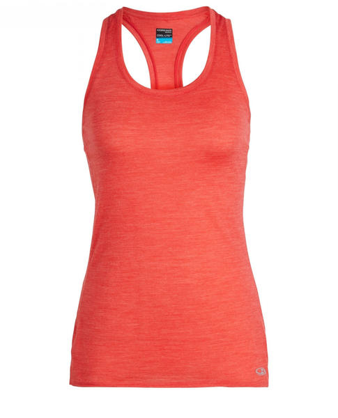 Icebreaker Women's Amplify Racerback Tank ember hthr