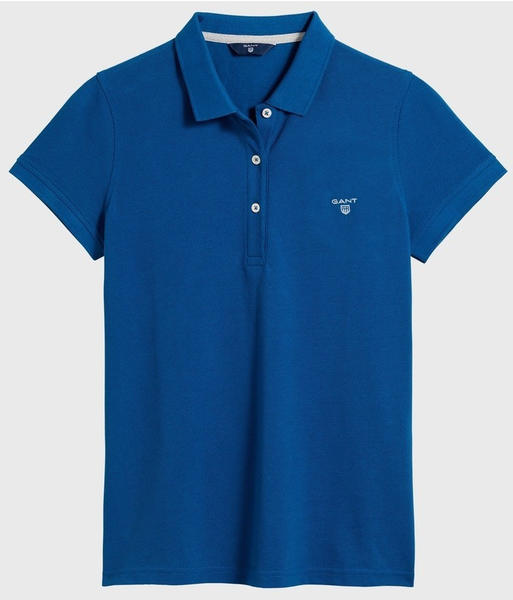 GANT Sommer Piqué Poloshirt dark ocean blue (409504-406)