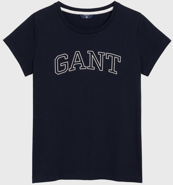 GANT Logo T-Shirt evening blue (4200409-433)