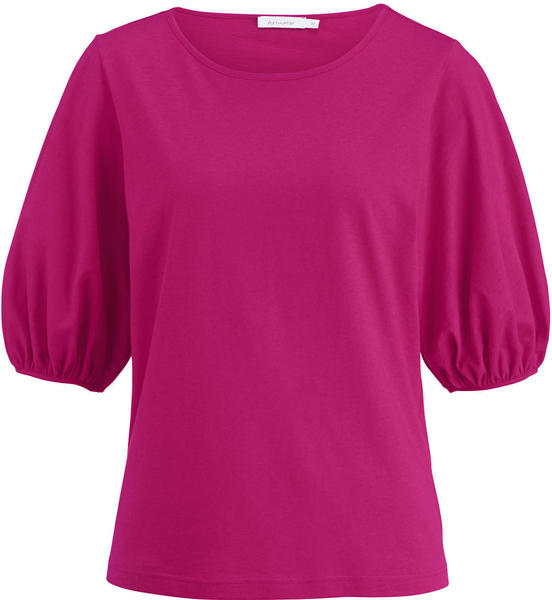 hessnatur Shirt aus Bio-Baumwolle mit Schurwolle rot (4862452)