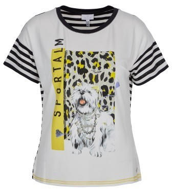 Sportalm Shirt mit Hundemotiv mustard (12395)