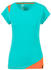 La Sportiva Chimney T-Shirt Climbing Apparel Women aqua/lily orange