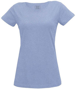 Melawear Bio-Damen-T-Shirts (mw-100-110) blau melange