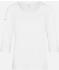 Trigema 3/4 Arm Shirt aus Biobaumwolle (39505) C2C weiss