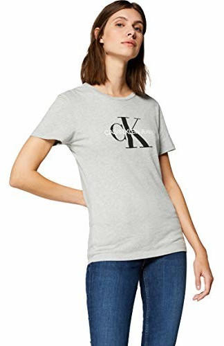 Calvin Klein Core Monogram Logo T-Shirt (J20J207878) light grey
