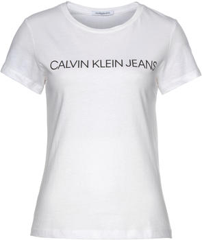 Calvin Klein Institutional Logo Slim Fit Tee (J20J207879) white