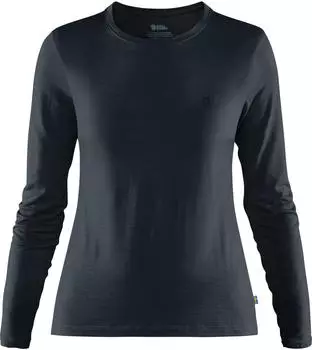 Fjällräven Abisko Wool LS W dark navy