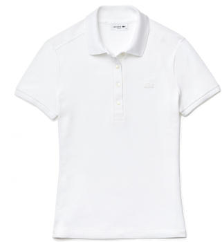 Lacoste Women's Stretch Cotton Piqué Polo Shirt white (PF5462-001)