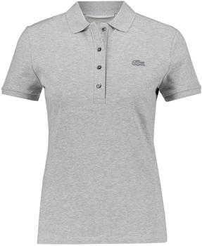 Lacoste Women's Stretch Cotton Piqu&eacute; Polo Shirt grey (PF5462-CCA)