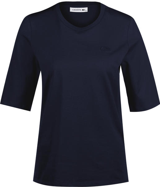 Lacoste Women's T-Shirt navy blue (TF9424-166)