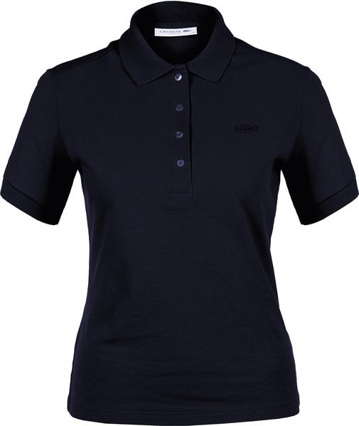 Lacoste Women's Lacoste Classic Fit Supple Cotton Polo Shirt navy blue (PF0503-166)