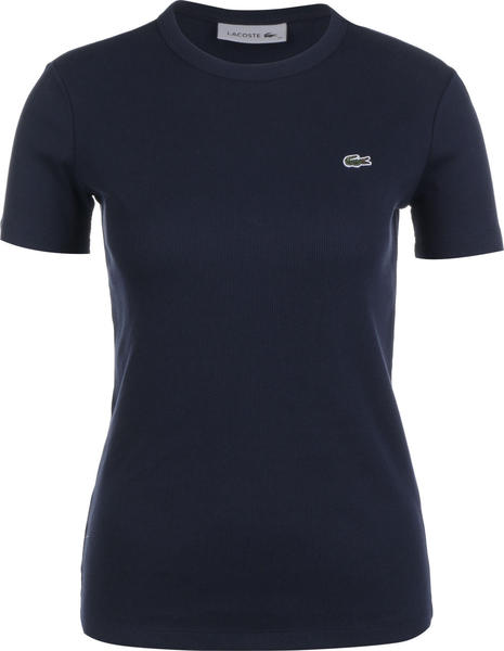 Lacoste Women's Soft Cotton Crew Neck T-Shirt navy blue (TF5463-166)