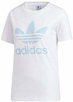 Adidas Originals Trefoil T-Shirt Damen white/clear sky