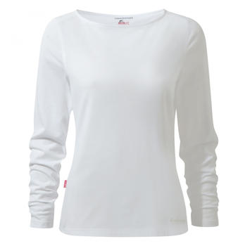 Craghoppers NosiLife Erin Long Sleeved Top (CWT1276) optic white