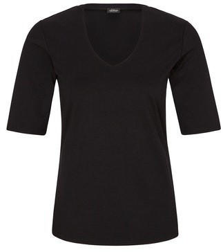S.Oliver Jersey-T-Shirt black (2014431)