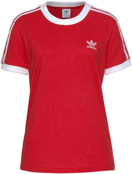 Adidas Women Original 3-Stripes T-Shirt lush red/white (FM3318)