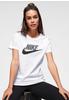 Nike BV6169-01248, Nike Essential Icon Futura T-Shirt Weiß Damen