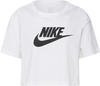 Nike Sportswear Essential Crop T-Shirt Damen weiß | Größe: L