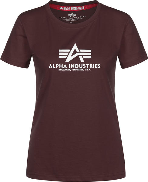 Alpha Industries New Basic T-Shirt weinred (196051-21)